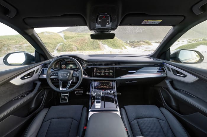 2024 Audi Q8 facelift dashboard